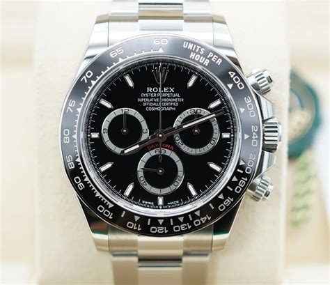rolex daytona esfera negra